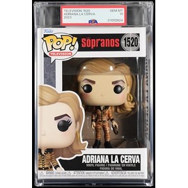 Television: The Sopranos™ Adriana La Cerva™ Collectible Vinyl Figure #1520, Fully Encapsulated Bundle with Compatible Funko™ Pop!™ PSA Hard Protector Case, PSA Graded 10 GEM Mint