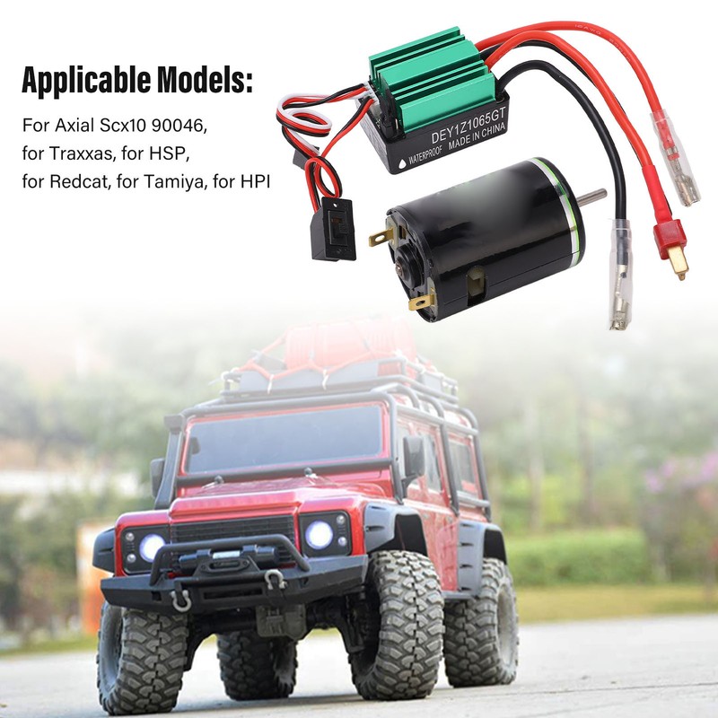 540 Brushed Motor with 65A T Plug ESC High Torsion