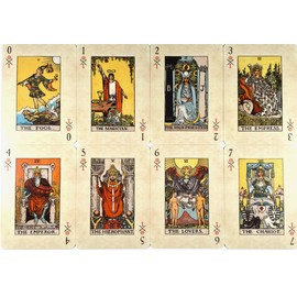 Tarot Cards, Weighted Edition, 78 Cards, Rider-Waite Playing Cards, Japanese Instruction Manual Included (English Language Not Guaranteed)