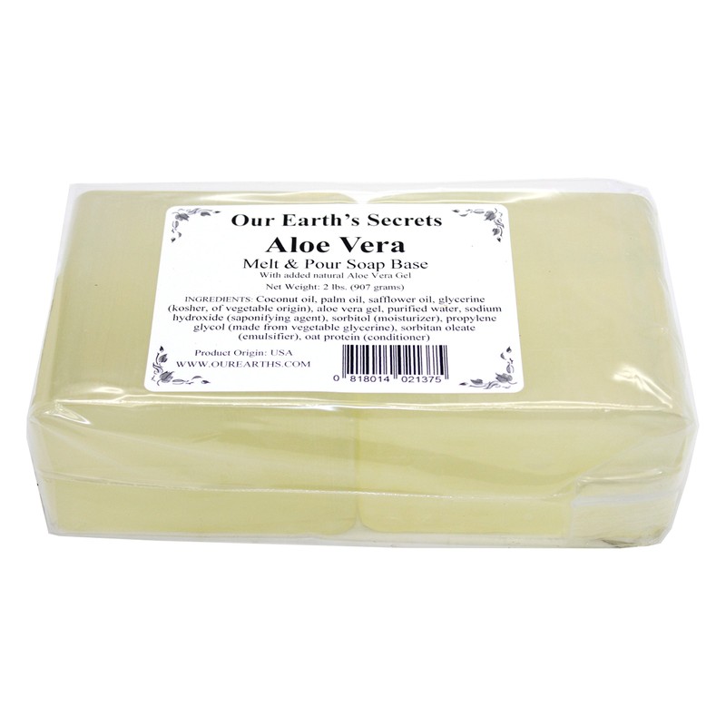 Our Earth's Secrets - 2 Lbs Melt and Pour Soap