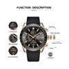 BY BENYAR Men Watches Chronograph Analog Quartz Movement Waterproof Watch