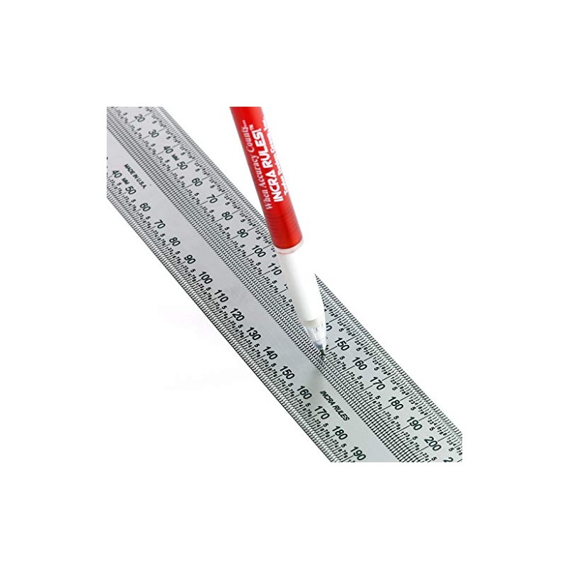 Incra® precision end stripping ruler, 150 mm.