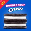 OREO Double Stuf Chocolate Sandwich Cookies, Party Size, 707g