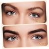 FOMIYES 6d Realistic Artificial Eyebrows Waterproof Eyebrow Stickers 2 Sheets/20