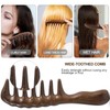 Beomeen Wooden Wide Tooth Comb, Large Thicken Natural Sandalwood Hair