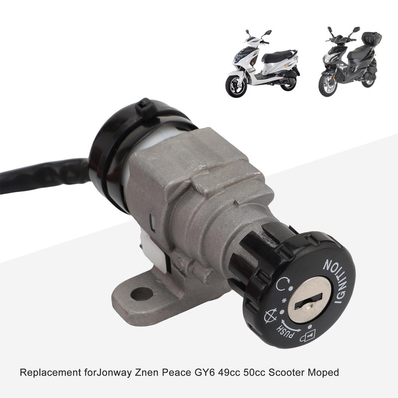 GOOFIT Ignition Switch Key Assy Replacement for Jonway YY50QT-5 Znen