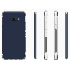USTIYA Case for LG G8X ThinQ / V50S ThinQ Clear TPU Four Corners Military-Grade Protection Cover Transparent Soft