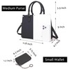 Qiyuer Medium Handbags For Women Vegan Leather Purses Set Satchel