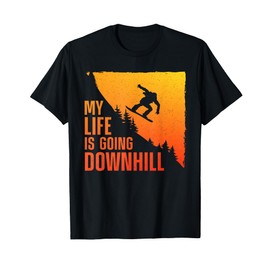 Cool Snowboarding Art for Men Women Snowboard Snowboarder T-Shirt