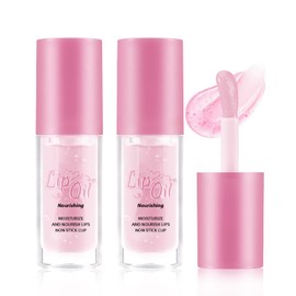 Boobeen 2PCS Lip Gloss Oil Set, Moisturizing Lip Stain, High-Shine and Deep Hydration, Long Lasting Nourishing and Non-sticky
