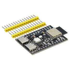 HiLetgo ESP32-C3 ESP32-C3-DevKitM-1 Core Board Dual Type-C Development Board ESP32-C3-MINI-1 ESP32-C3FN4 2.4G WIFI + Bluetooth 5.0 (LE) for Python Arduino