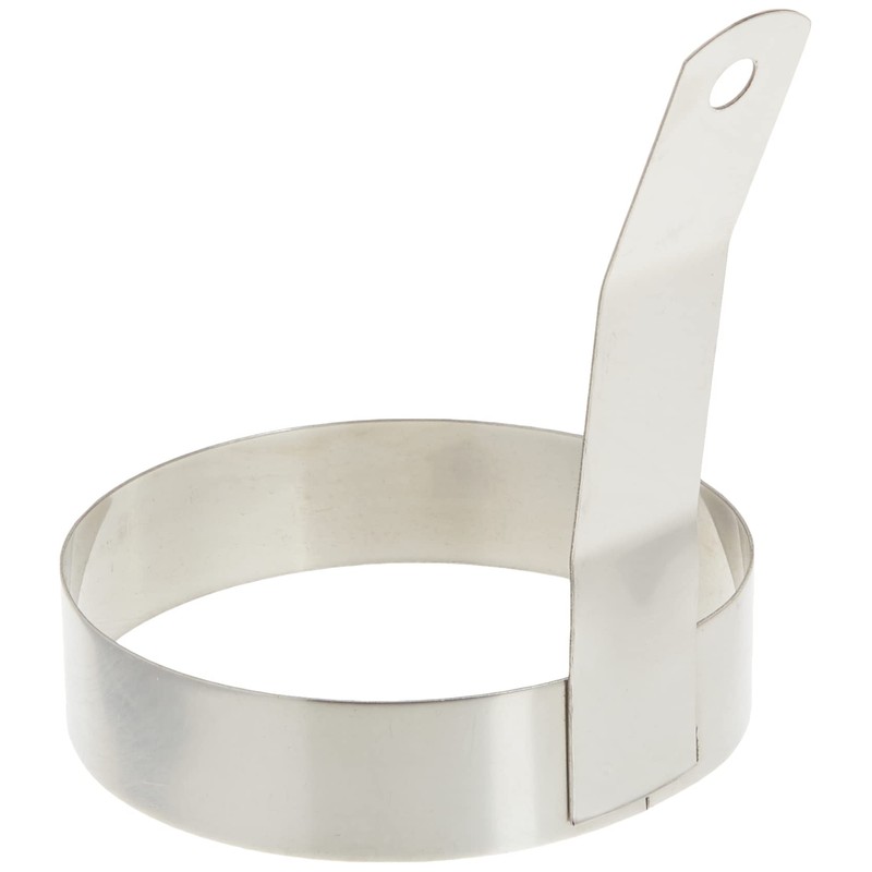 Winco Round Egg Ring, 4-Inch, Medium, Stainless Steel