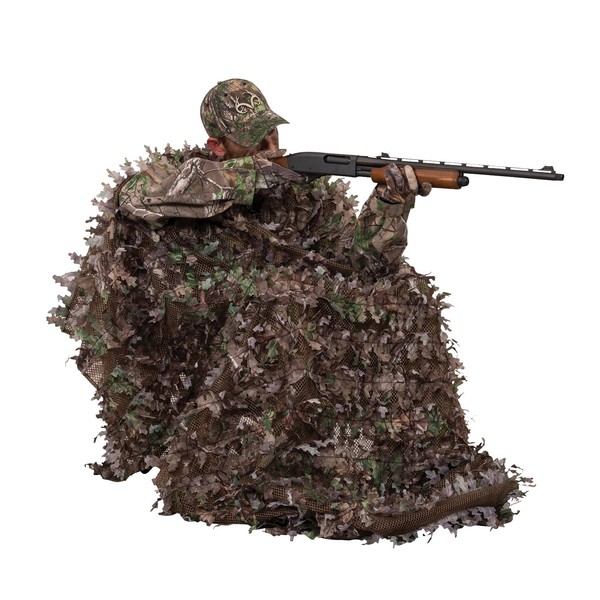 Ameristep Gunner Hunter 3-D Chair and 3-D Cover System Turkey Blind, Realtree Xtra Green