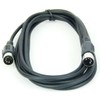 Paccs 1 x 3 m Midi Cable, 5-Pin Black, DIN
