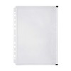 MARBIG(R) 2025712 Binder Wallet A4 Right Side Zip Open Clear