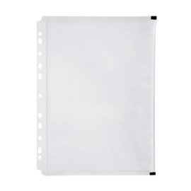 MARBIG(R) 2025712 Binder Wallet A4 Right Side Zip Open Clear