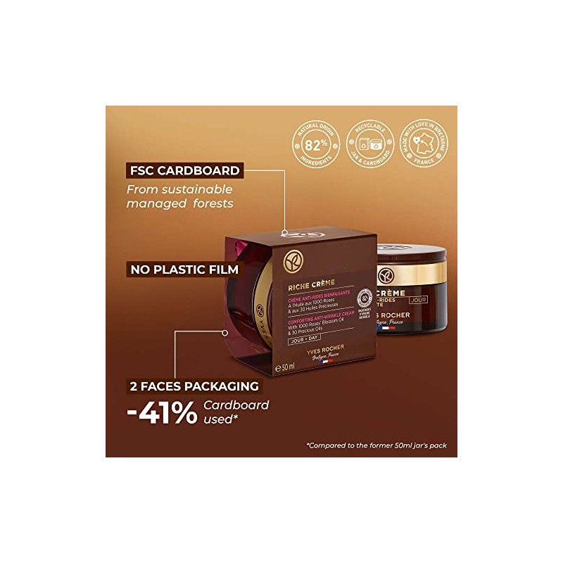 Yves Rocher Riche Créme: Crema Facial De Día Nutri Regeneradora