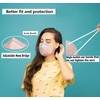 KN95 Face Mask 50 PCS, Individually Wrapped, 5 Ply Pink