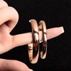 Solid Copper Bracelet Bangle Thick Thin Simple EMF for Men