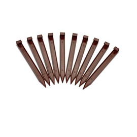EasyFlex 10 in. Landscape Anchoring Stake Pack - 10 Ct., Brown