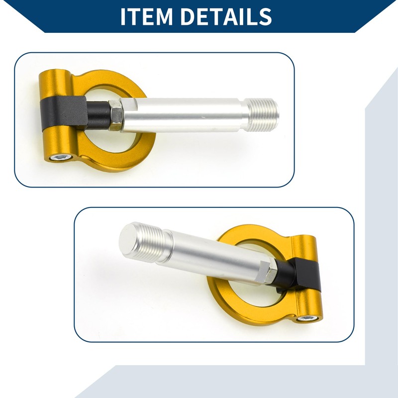 Hihaha Tow Hook / Universal Car Front Bumper Tow Hook