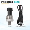 sourcing map Pressure Transducer Sender Sensor with Connector, 1/8" NPT