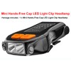 AceSoft Mini Hands-Free Cap LED Light Clip Headlamp, Motion Sensor