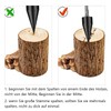 Wood Splitter Screw Cone, 32 mm Drill Cone Wood Splitter,