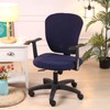 Fenteer Stretch Office Covers Seat Cover Slipcover Desk Seat Cushion