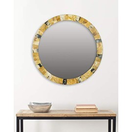 Safavieh Home Collection White Nouveau Wave Mirror