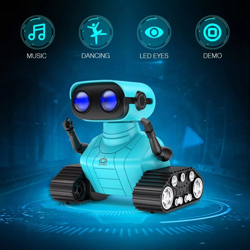 ALLCELE Robot Toys, Rechargeable RC Robots for Kids Boys, Remote
