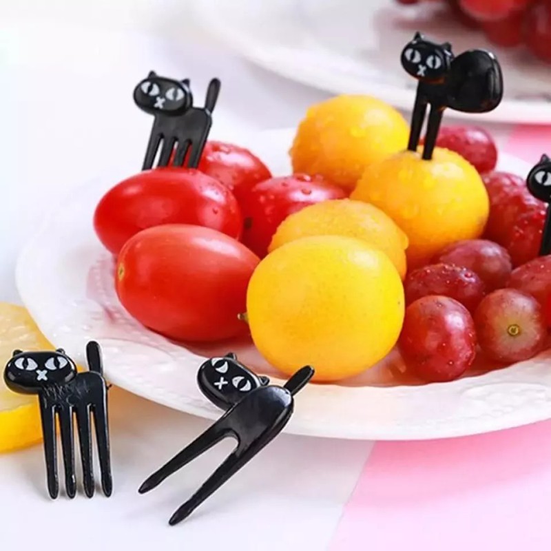 K&H Mini Palillos Tenedores De Animales Bebe Niños 50 Pz