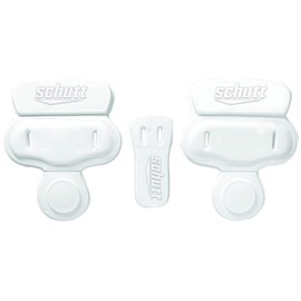 Schutt Varsity Slotted 3-Piece Hip Pad Set, White, Varsity
