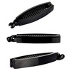 BHARATGAURAV Hair claws clips solid banana for women black colour