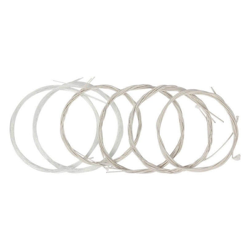 Oud Strings, Nylon Silver Plated Copper Alloy Clear Normal Tension