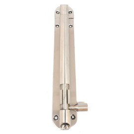 ssiskcon Stainless Steel Barrel Bolt Premium Series 10mm x 6 inch Solid Handcrafted Design Sliding Door Lock Satin 32D with Screws Pack of 3