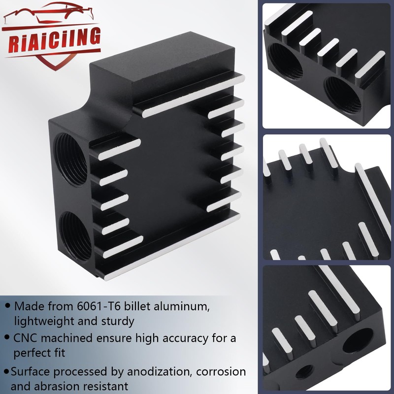 RiAiCiING Thermal Bypass Valve Upgrade with Billet Filter Coupler Fit
