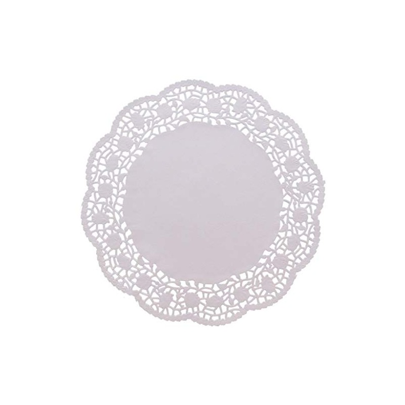 Swantex Round Doyleys, 24cm, Pack of 250