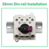 CNLonQcom Solar Isolator Disconnect Switch 32A DC 1500V 4 Poles