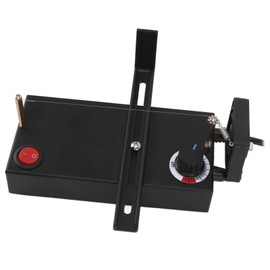 gernie Máquina Cortadora de Cinta en Caliente, Duradera con Ventilador, Aluminio Negro, 110v, Sellado de Cinta