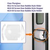 Clear Plexiglass 4812-01 RV Screen Door Bubble Style Slider &