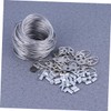 DOITOOL 20sets Cable Hanging Hook Kit Photo Frame Hangers Versatile