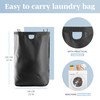 LONBET Laundry Basket with Lid, Made from Breathable Fabric |