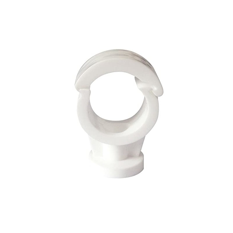 20 x fiXte Single Pipe Clips with Quick Lock Fastening