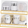 Baluue 2pcs Moisturizer Pump Dispenser Airless Push down Cream Containers