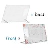 GANAZONO 1set Flower Edge Acrylic Memo Board Writing Board Push