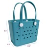 Addoklm Lightweight Extra large Rubber Beach Bag Small mini Tote