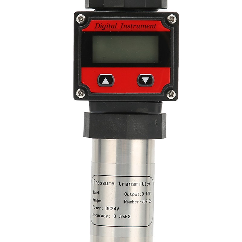 Pressure Sensor Aluminum Alloy Air Water Sender Digital Display LCD