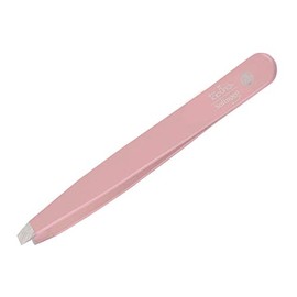 Pink Coated TopInox Slanted Tweezers. Made by Niegeloh in Solingen, Germany