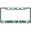 Lambda Chi Alpha Chrome License Plate Frame